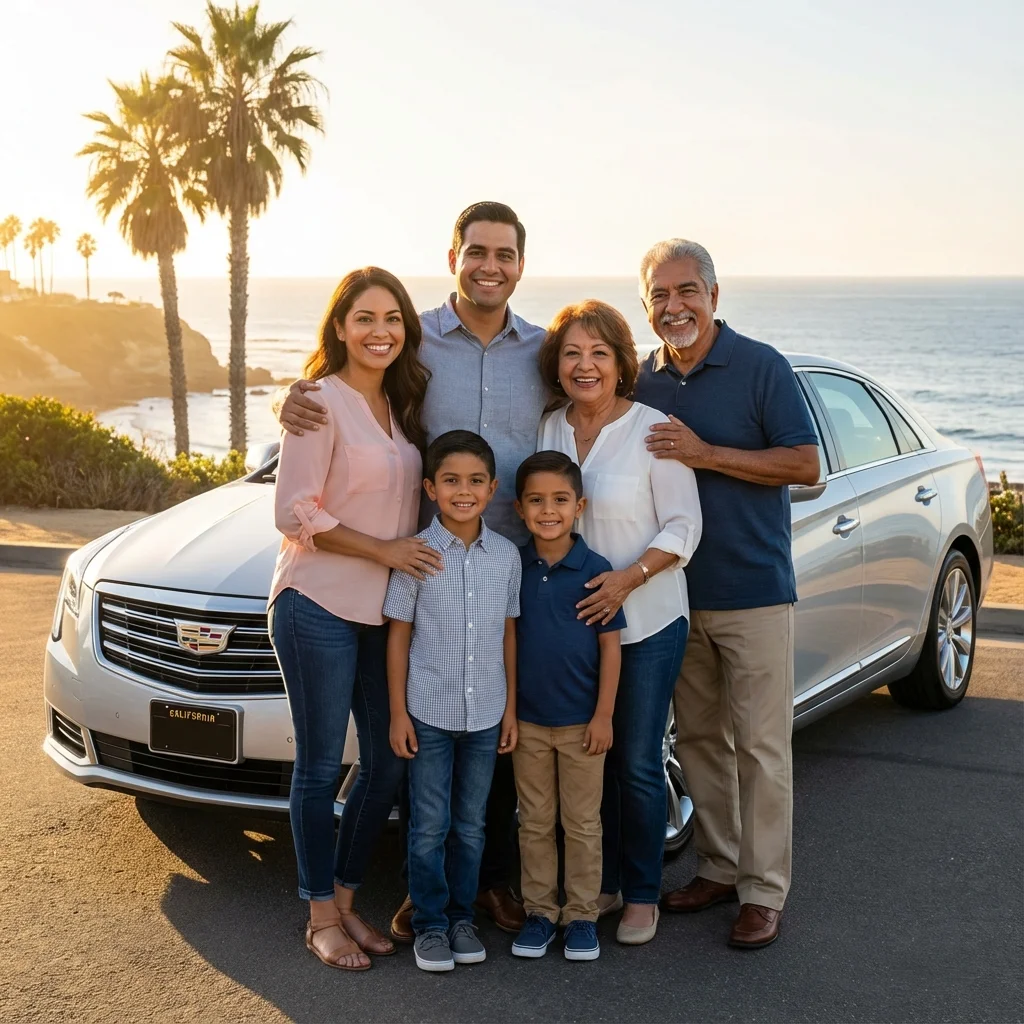 Calculator and budget worksheet showing car affordability calculations